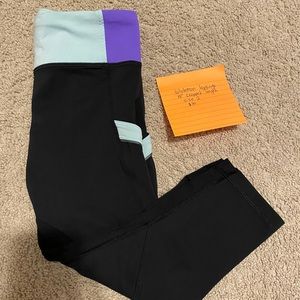 Lululemon cropped leggings size 2
